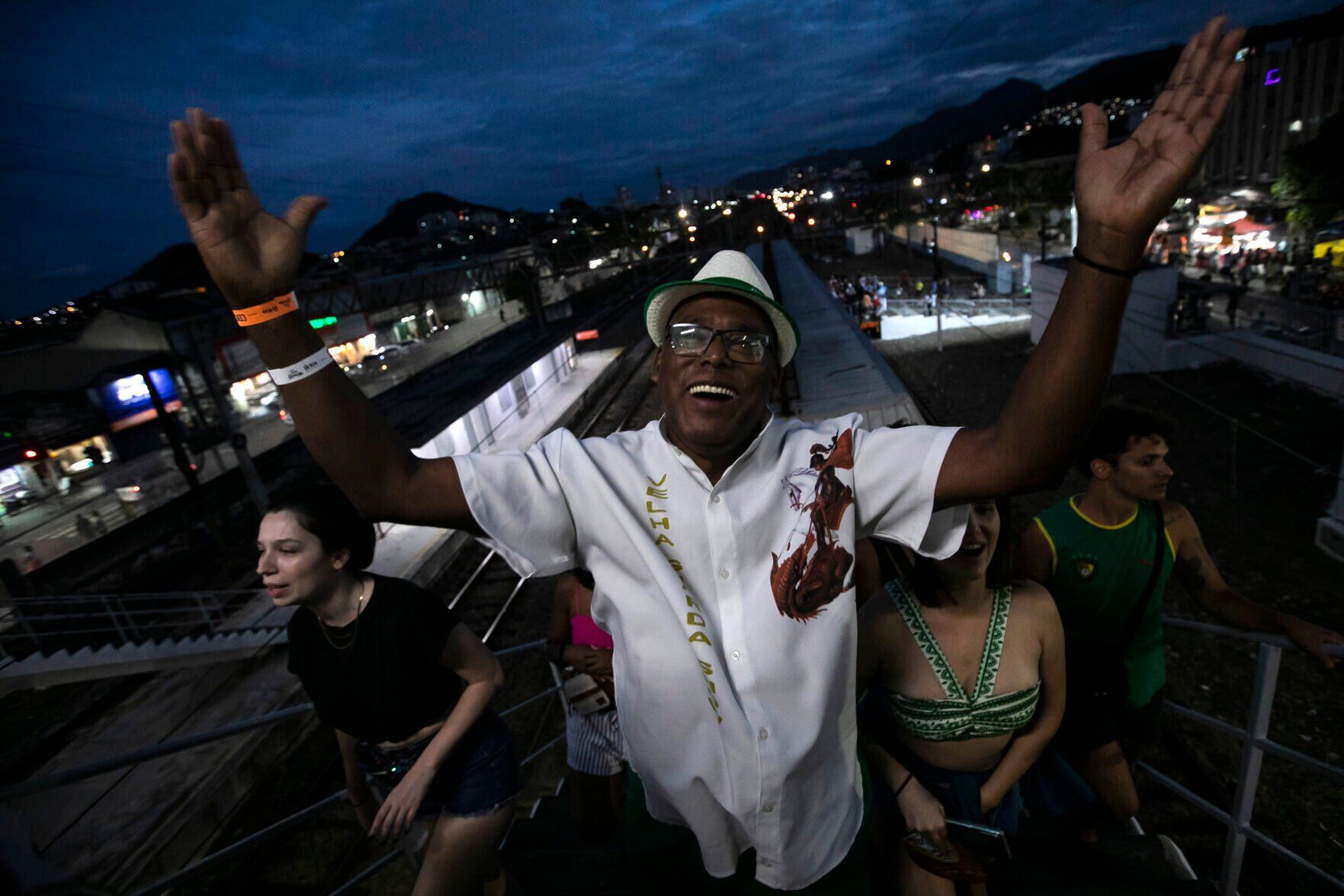 APTOPIX Brazil Samba Train